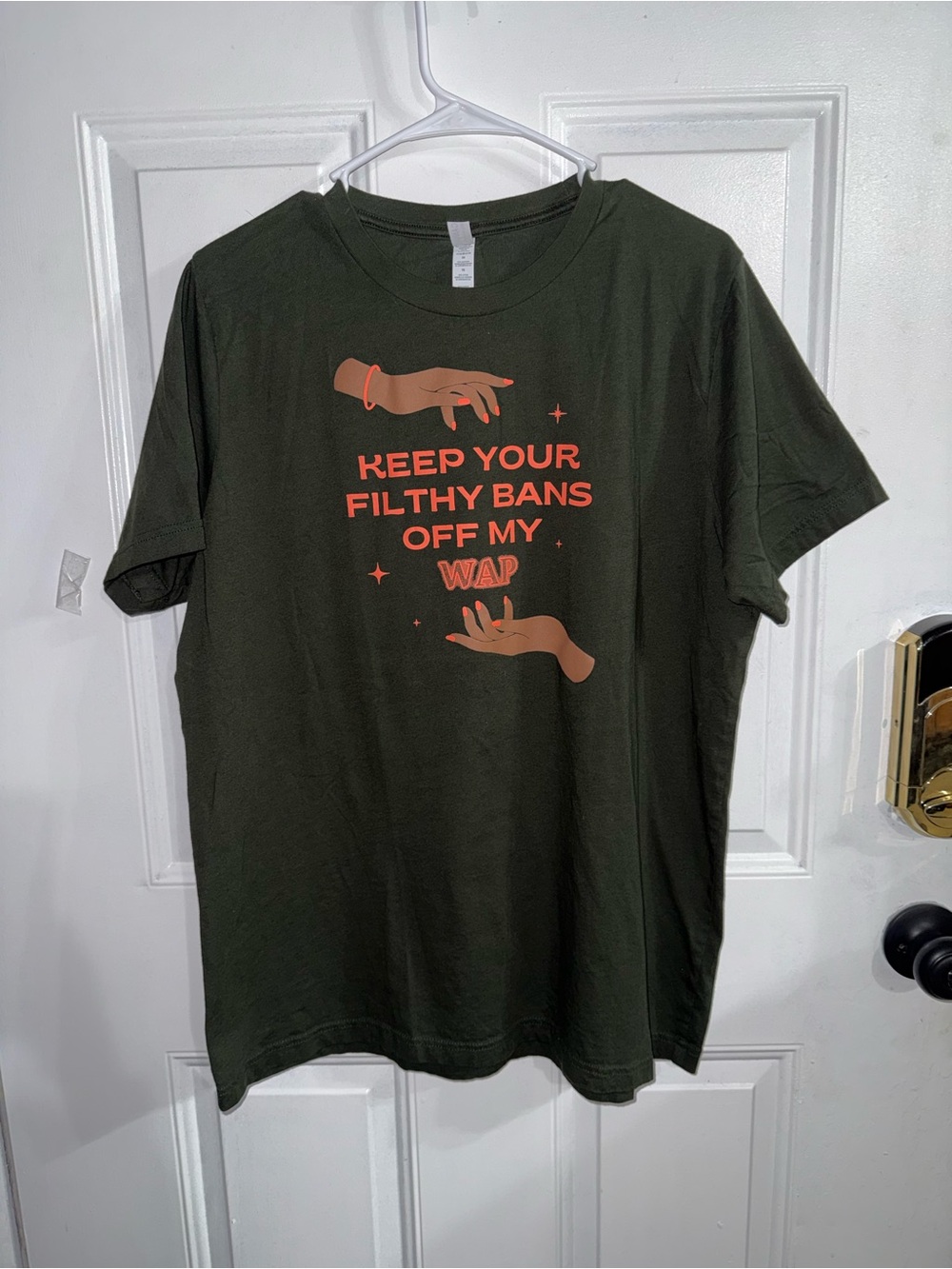 Keep your filthy bans off my WAP tshirt